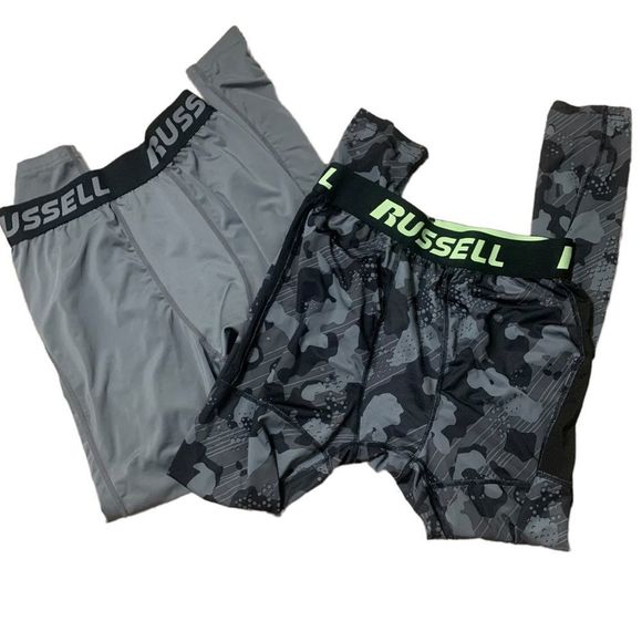 (2 pairs) of Boys Russell Base Layer Tights Size XXL/18 - Picture 1 of 10